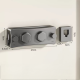 Retractable Double Clothesline, Anti-Sag, Gunmetal Stainless Steel, Indoor/Outdoor