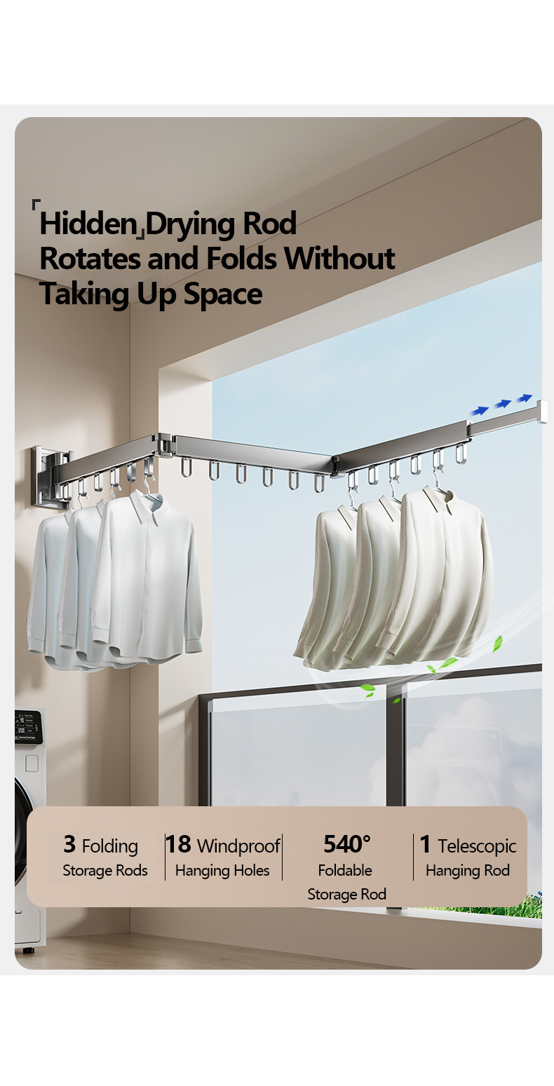 Wall-Mounted Folding Clothes Rack, 3-Fold-1.png