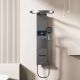 Multi-function shower, sensor screen display, space aluminum ABS silicone material, shower screen shower
