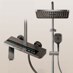 Shower system, 3-mode, space aluminum, bathroom