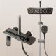 Shower system, 3-mode, space aluminum, bathroom