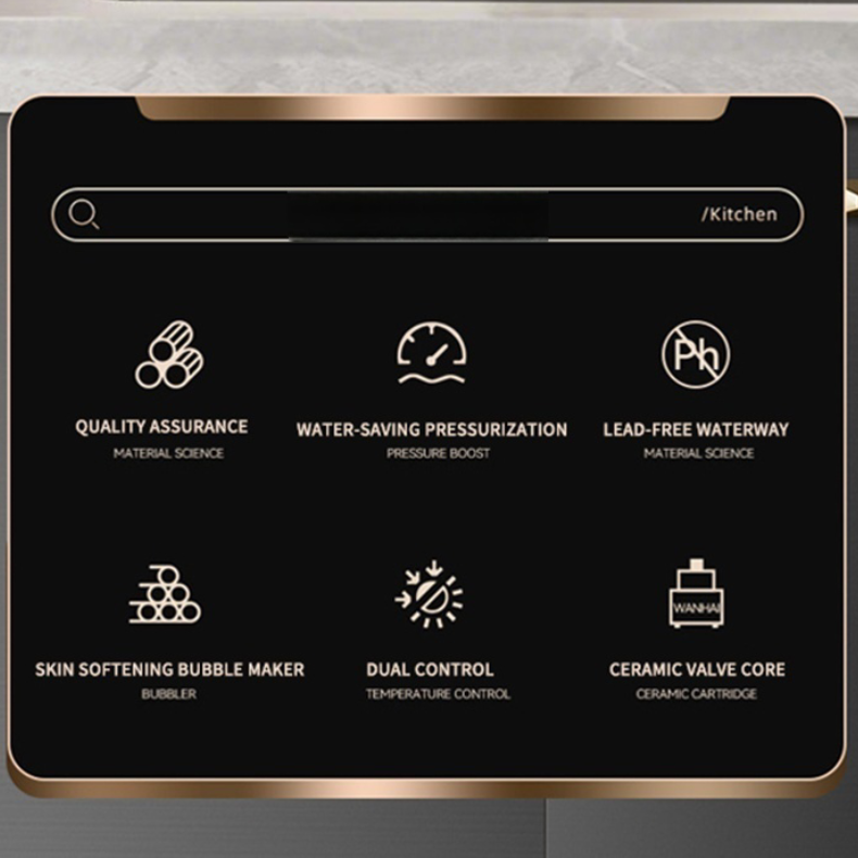 Kitchen Faucet, Swivel Splash-Proof (1).png