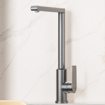Kitchen Faucet, Swivel Splash-Proof, Hot & Cold Dual Control, Gunmetal Finish